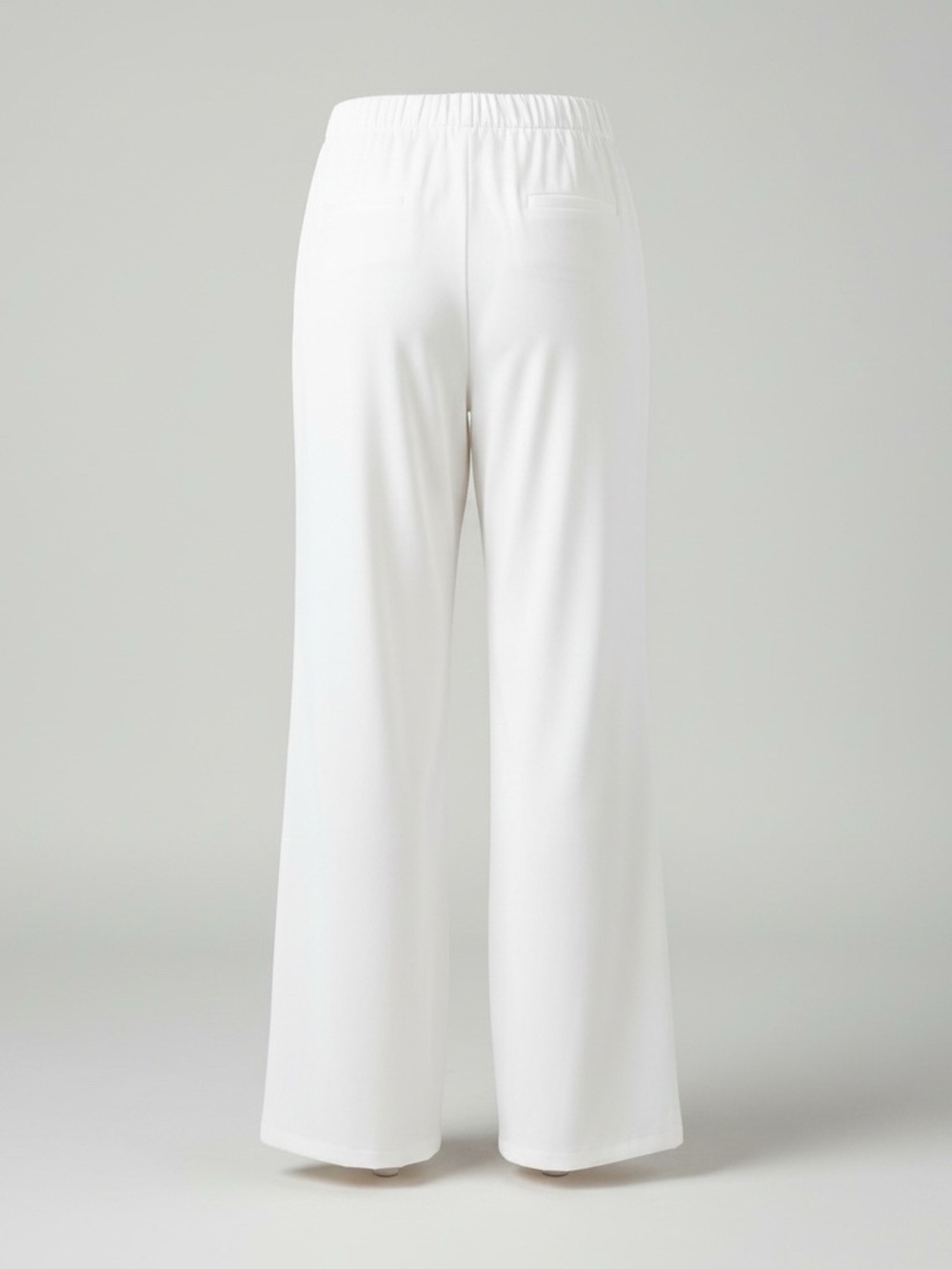 NWT Daisy Grace White Tailored High-Waist Wide-Leg Pants Size: M - Picture 5 of 10